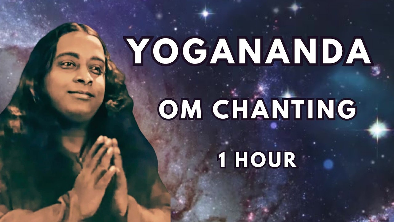 Yogananda Chanting OM 1 Hour | Real Voice | Sacred Sound for Meditation & Healing | Meditation Music