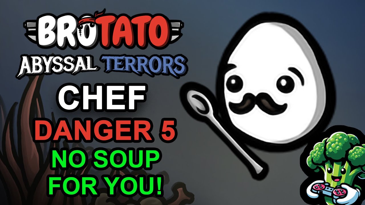 Chef DANGER 5 GUIDE | Abyssal Terrors DLC | Brotato  | The Abyss | Gameplay | SPOONS!