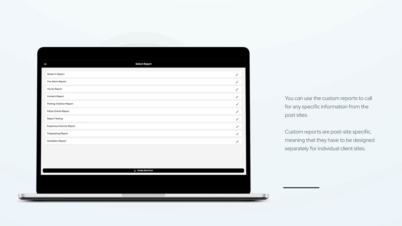 How To Create A Custom Report On Security Guard Web App? -Support Center Video