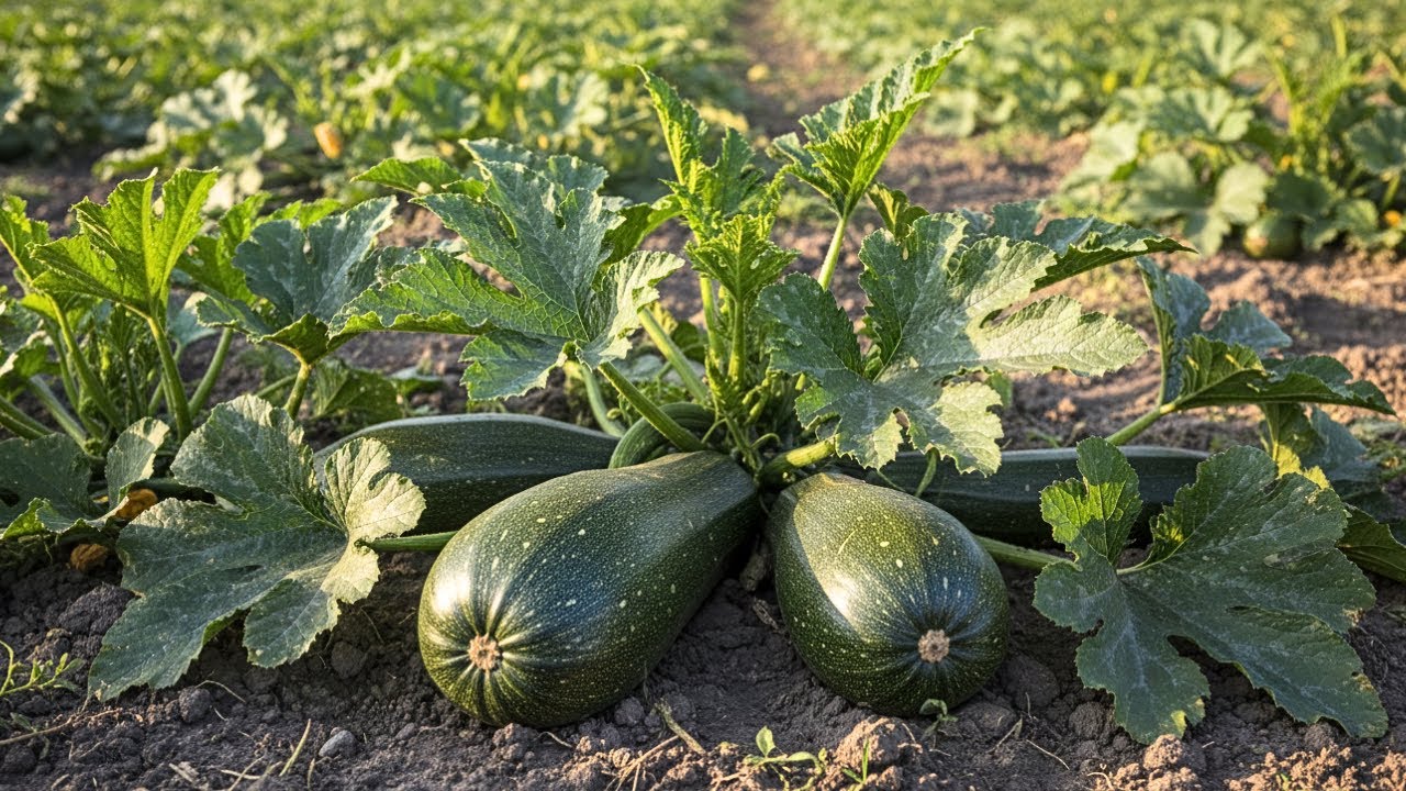 Guarda come coltivare una ZUCCHINA enorme in 30 giorni: concimazione e potatura!