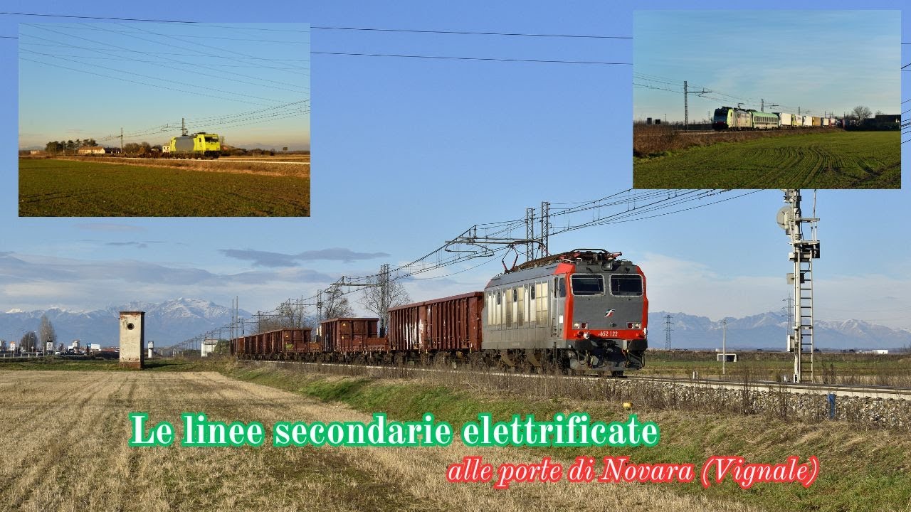 Le ferrovie secondarie elettrificate alle porte di Novara