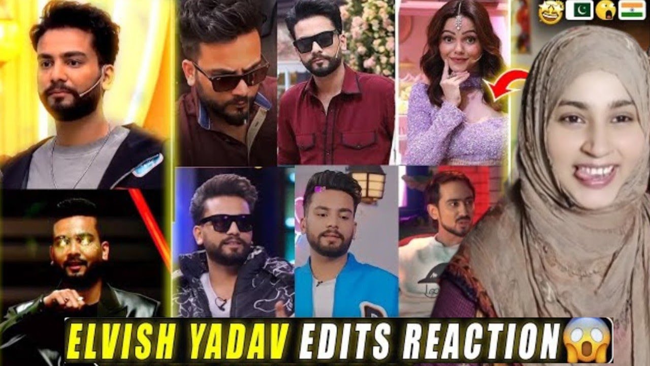 Reaction on Elvish Yadav Attitude Edits 😈 | Elvish & Rubina Edits 😱 | ELVISH YADAV | Annie-reactions