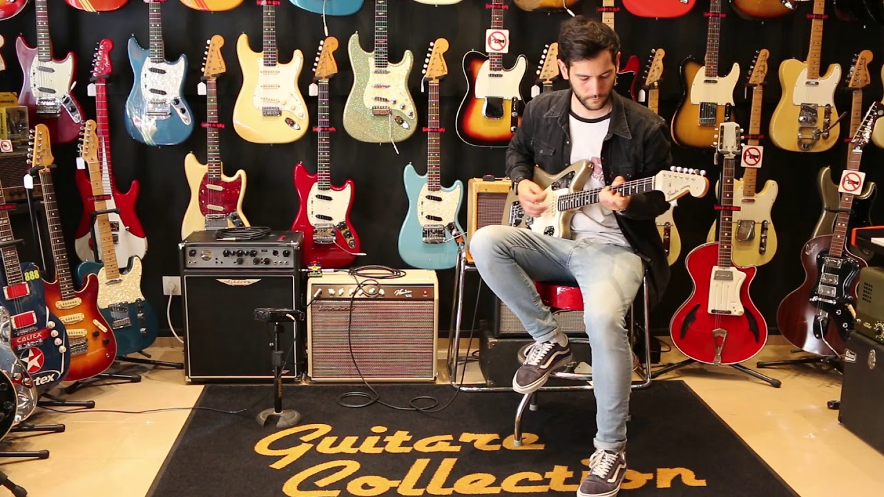 Fender Jaguar Shoreline Gold from 1964 by Jimi