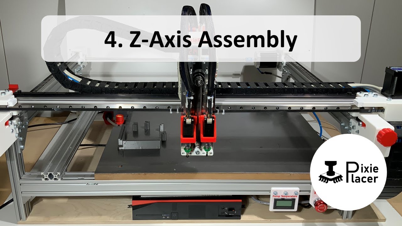 PixiePlacer - Assembly Video | Z-Axis #openpnp