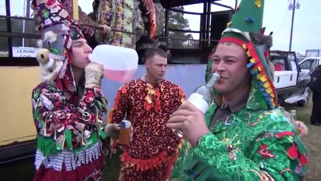 Chasing the Chicken - an old-fashioned Cajun Mardi Gras