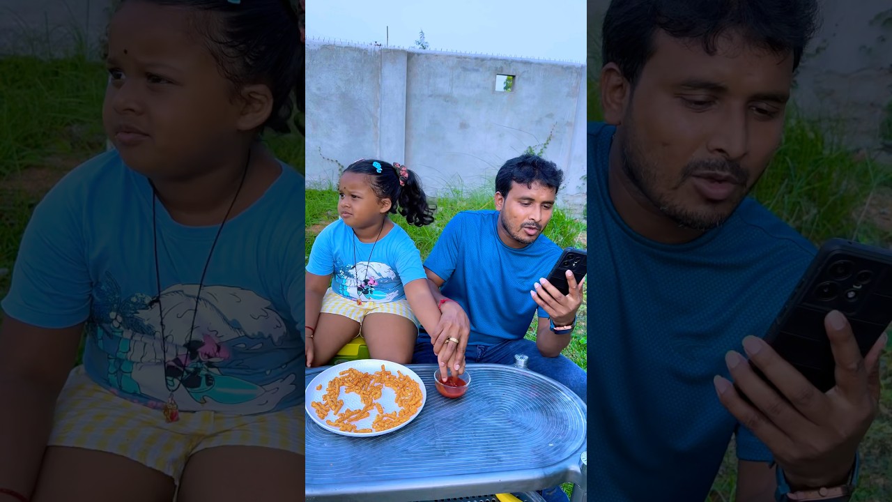 Papa thought her finger is a fries🍟😂🤪Tom&Jerry 🥰#mistihappylifestyle #funny #shorts #viralvideo
