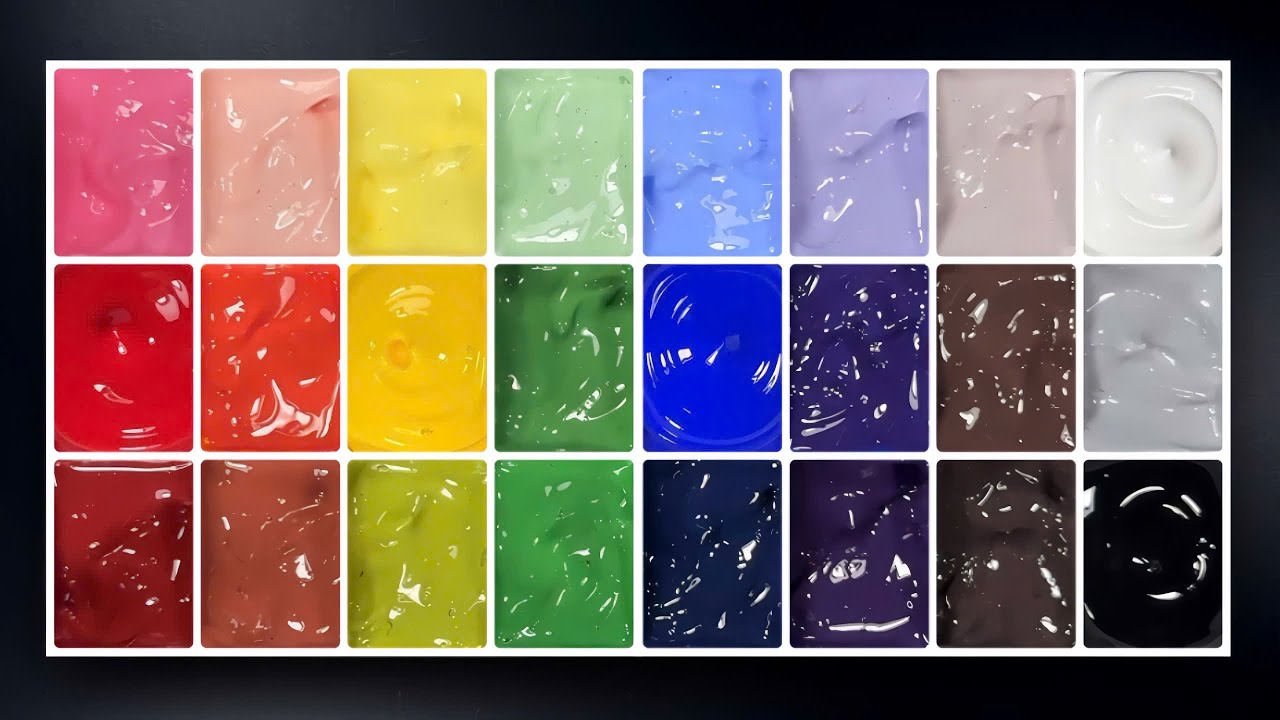 Today I Will Create 24 Extremely Beautiful Colors from only 5 Primary Colors || Color Nood