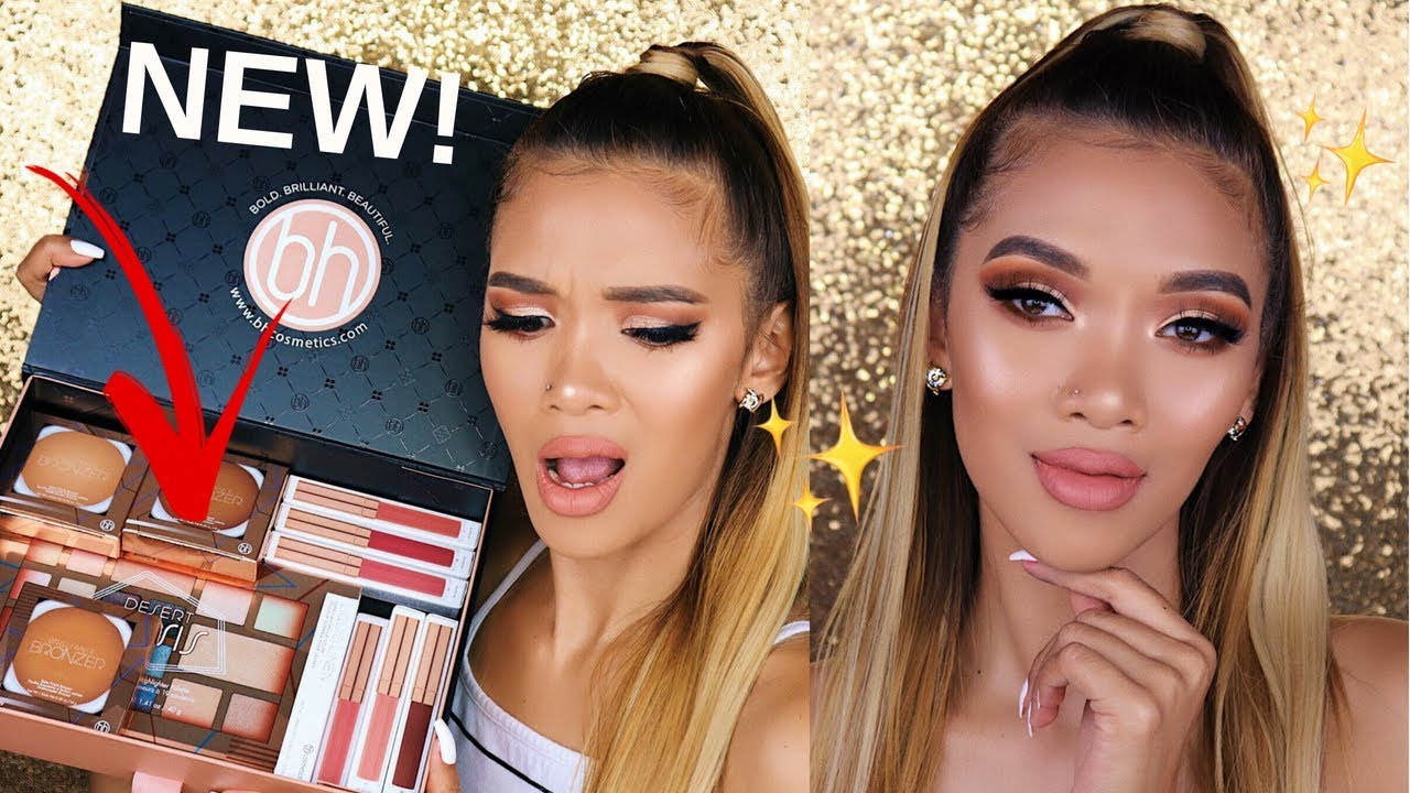 NEW! BH Cosmetics "Desert Oasis" Palette , Brilliance Bronzers and Liquid Linen Lip Color / SWATCHES