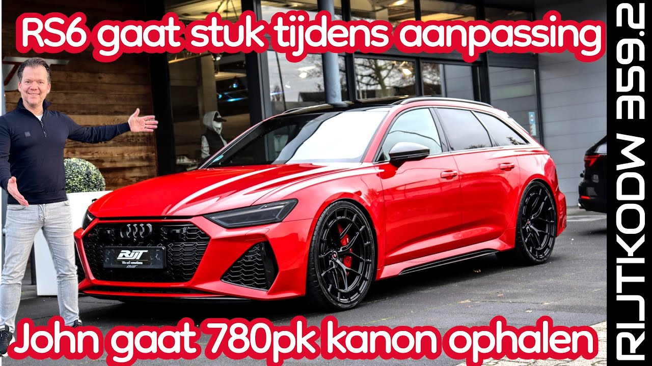 RS6 gaat stuk tijdens aanpassing uitlaat | John gaat 780pk ophalen bij klant | Resultaat Audi A8