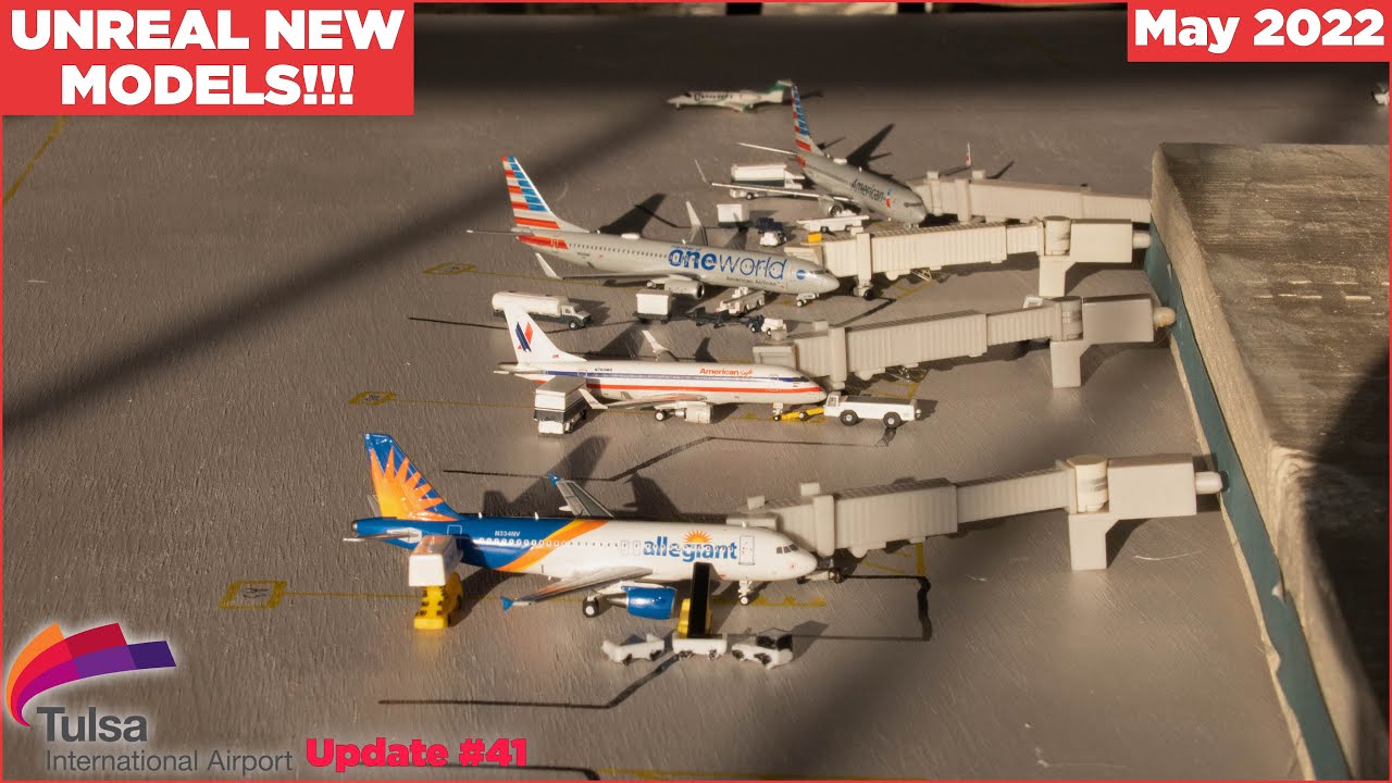 UNREAL NEW MODELS! | Gemini Jets Tulsa International Airport update - May 2022