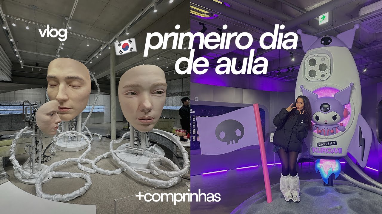 Como foi meu primeiro dia estudando coreano na Lexis Korea #vlogcoreia