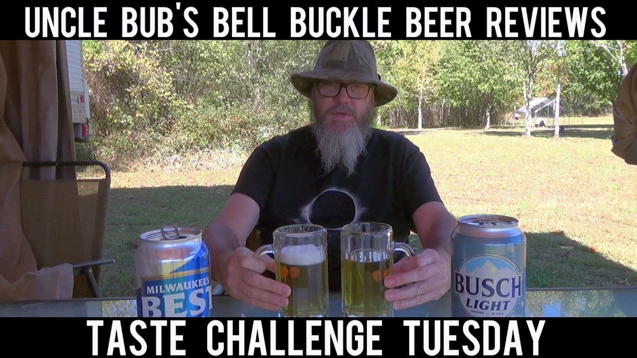 Taste Challenge Tuesday Milwaukee's Best Light vs Busch Light 4.1% ea