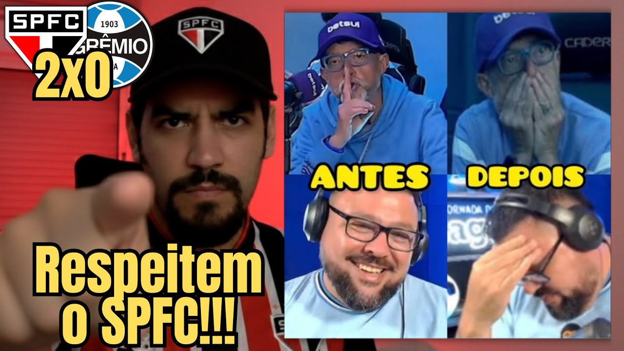 MENOSPREZARAM O SPFC E DEPOIS SE LASCARAM… GRÊMIO FOI HUMILHADO NO MORUMBI!!!