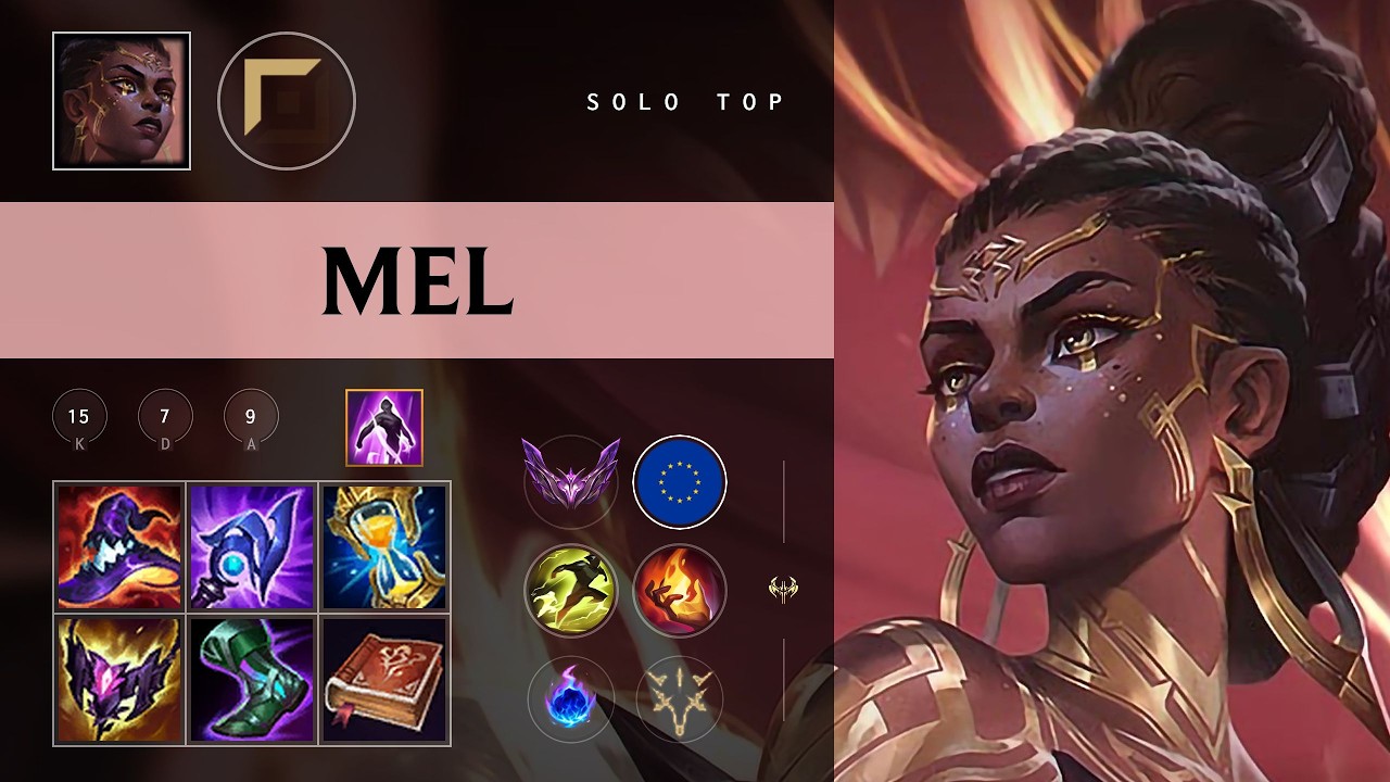 Mel Top vs Shen - EUNE Master Patch 26.10