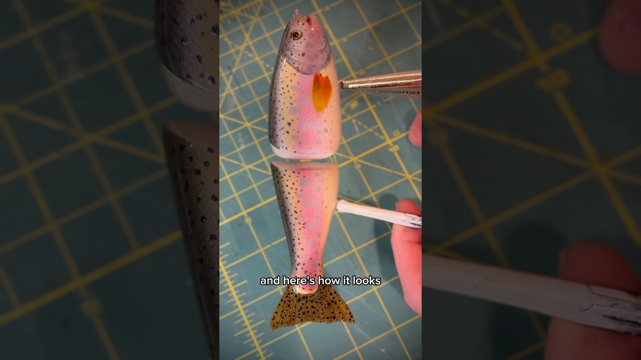 This looks like a real rainbow trout! Just wait for the end result 🤯