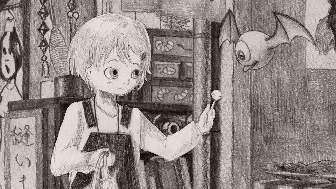 自主制作アニメーション「百足商店街」