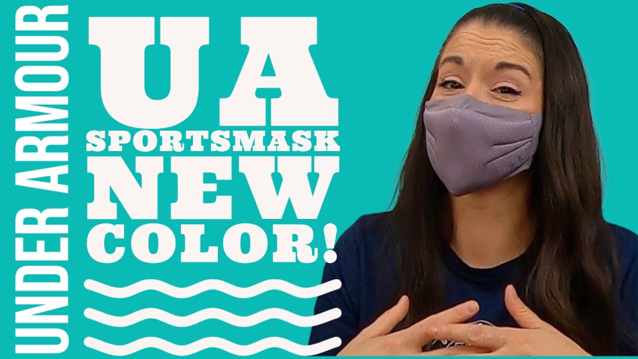 Under Armour Mask UA SportsMask: New Color (Slate Purple / Arctic Pink / Silver Chrome)