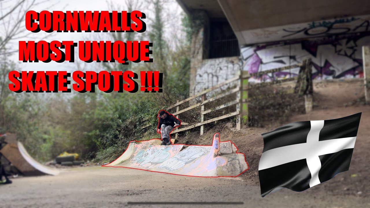 Ep 12 - BWB *CORNWALLS MOST UNIQUE SKATE SPOTS* diy, drainage ditch, reservoir and trash park.