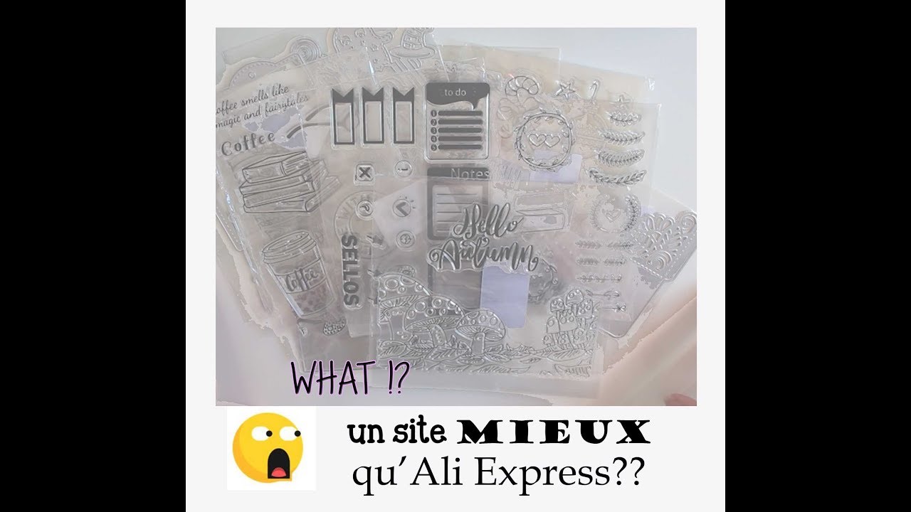 [SCRAP] 😲 SUPER BOUTIQUE de matériel pas cher 💰 (tampons, dies etc...) 😍