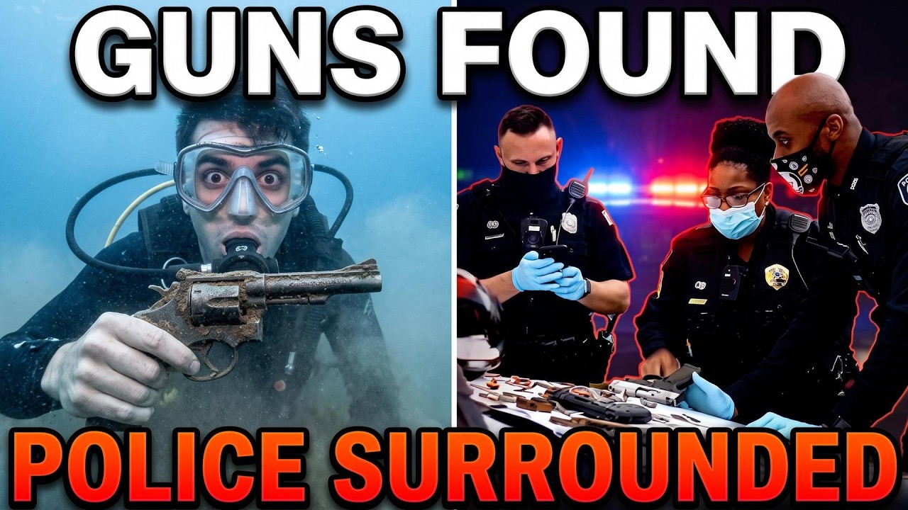 Police Surrounded Us Everywhere After We Found This Magnet Fishing!! (Could've Killed Someone)