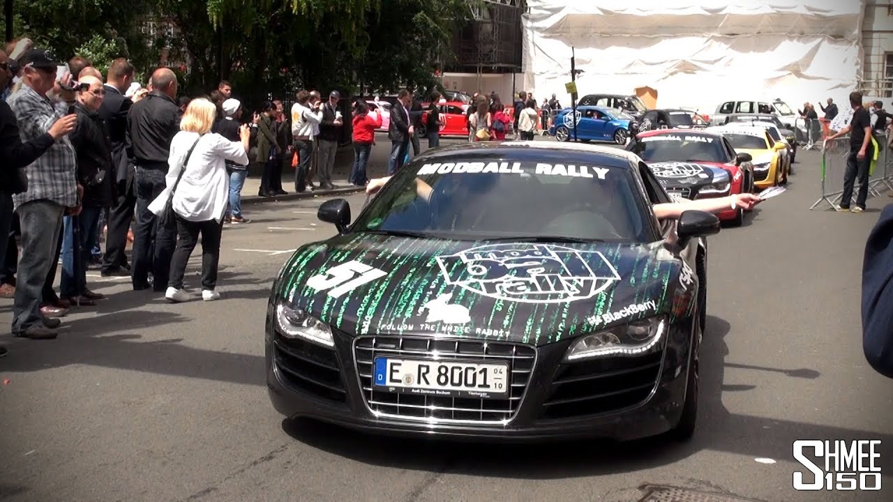 The Complete Start of the 2013 Modball Rally from London