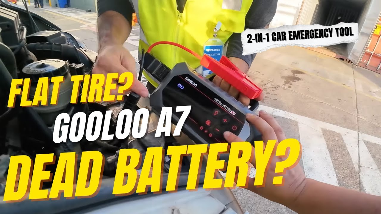 Dead Battery or Flat Tire? GOOLOO A7 Does Both | Jump Starter + Air Pump