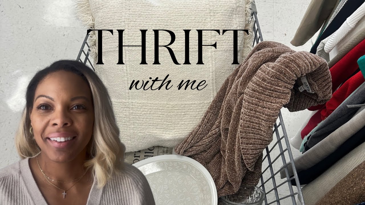THRIFT WITH ME | Affordable Home Decor
