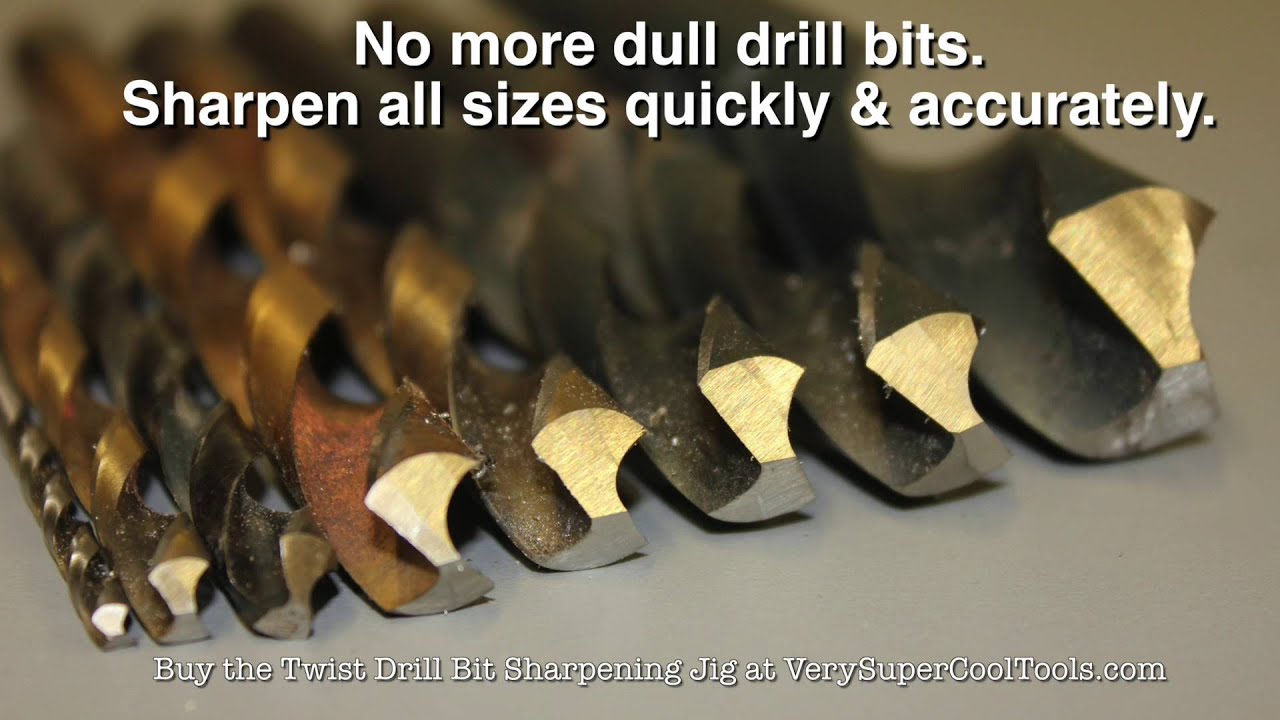 980. Twist Drill Bit Sharpening Jig - Drilling With Sharp Drill Bits