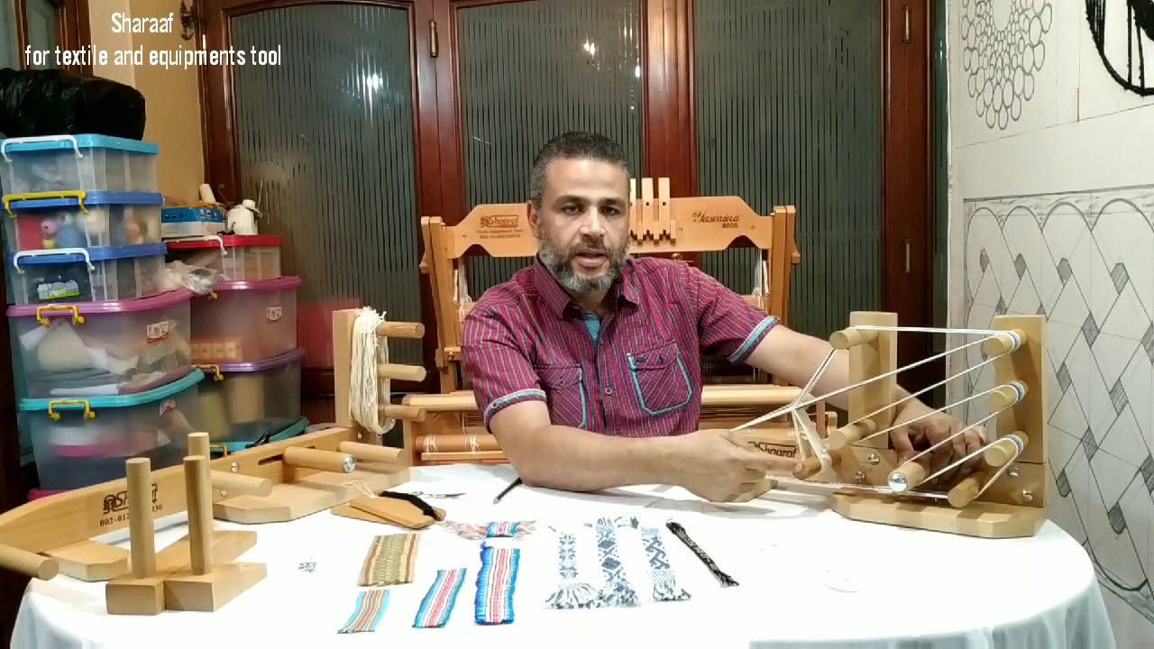 نسيج الشريط - الحلقة الاولى (Inkle weaving no. 01)