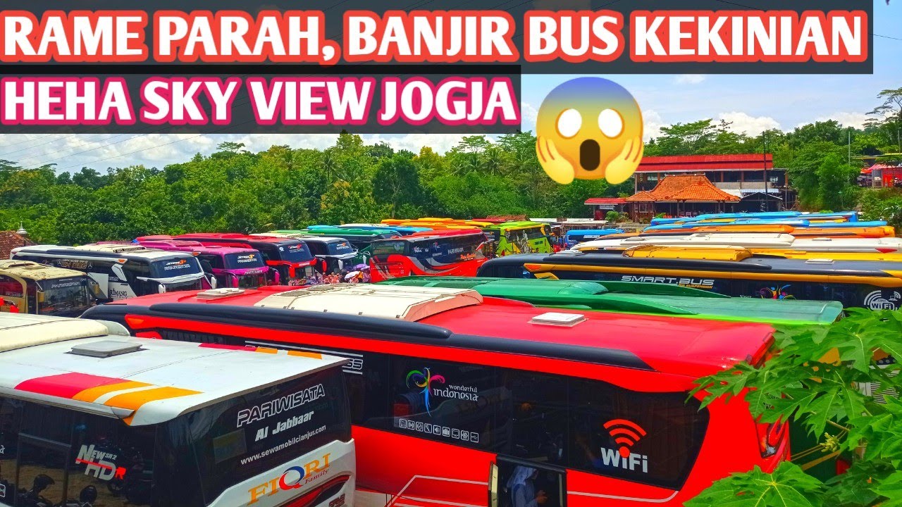 PARKIRAN HEHA SKY VIEW PENUH! BANJIR BUS KEKINIAN