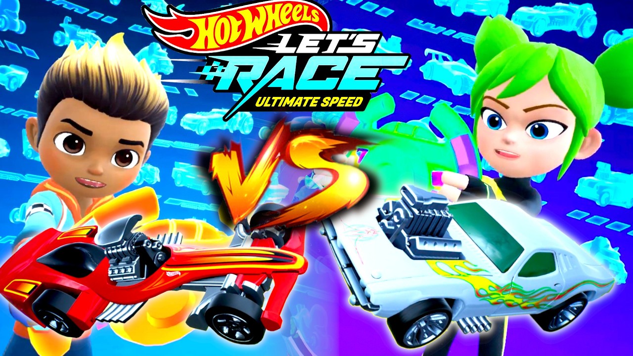 Hot Wheels Let's Race Ultimate Speed ​​– Кооперативная игра с Мэдфастом против Круза с Роджером Д...