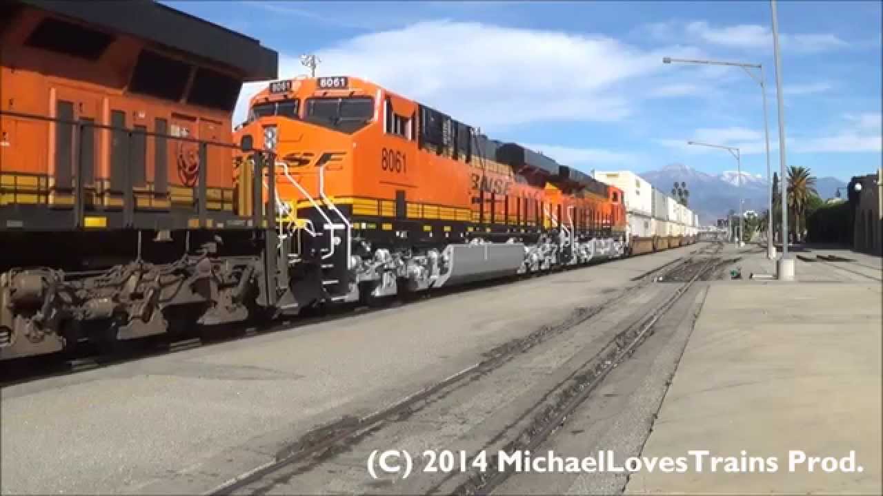 Fresh From the Factory - Brand New BNSF ES44C4 Locomotives in San Bernardino, CA