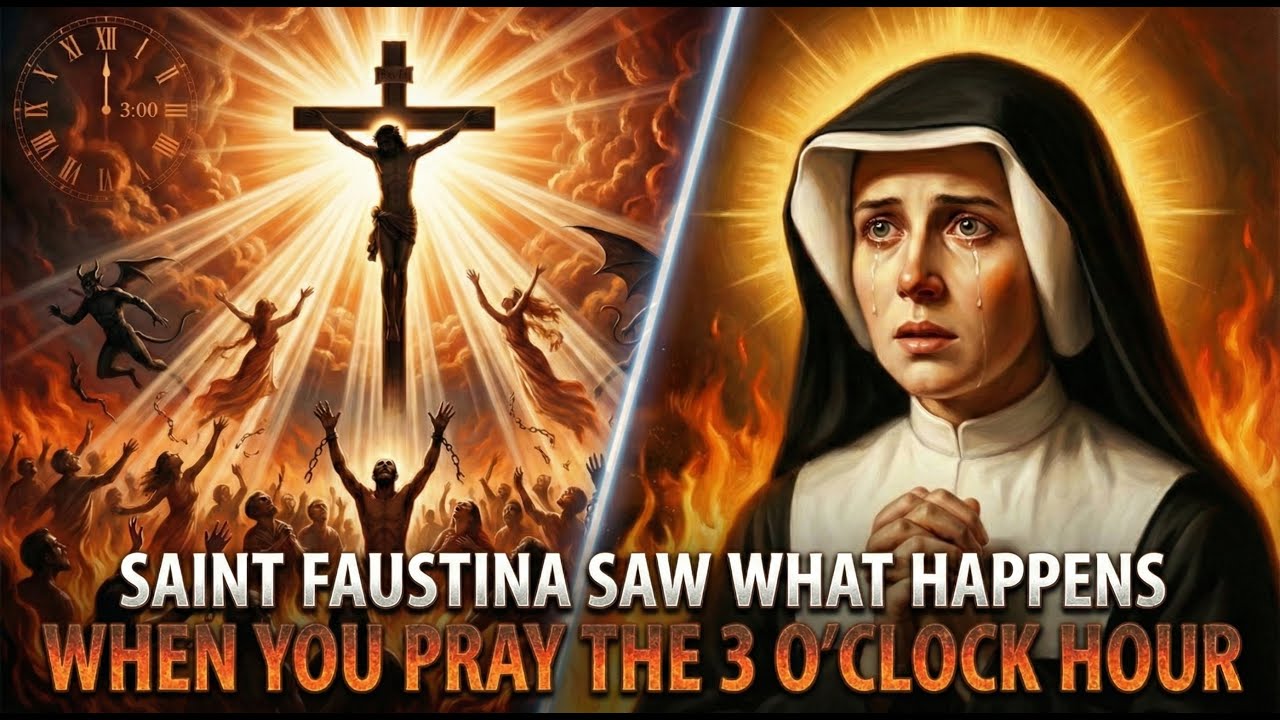 Saint Faustina Saw What Happens When You Pray the 3 O'Clock Hour — Jesus Showed Her EVERYTHING
