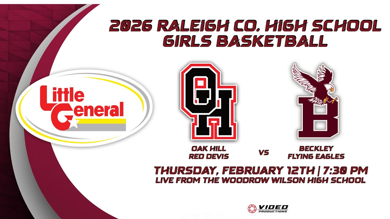 OAK HILL RED DEVILS VS. BECKLEY FLYING EAGLES | 2026 RALEIGH CO. GIRL'S BASKETBALL
