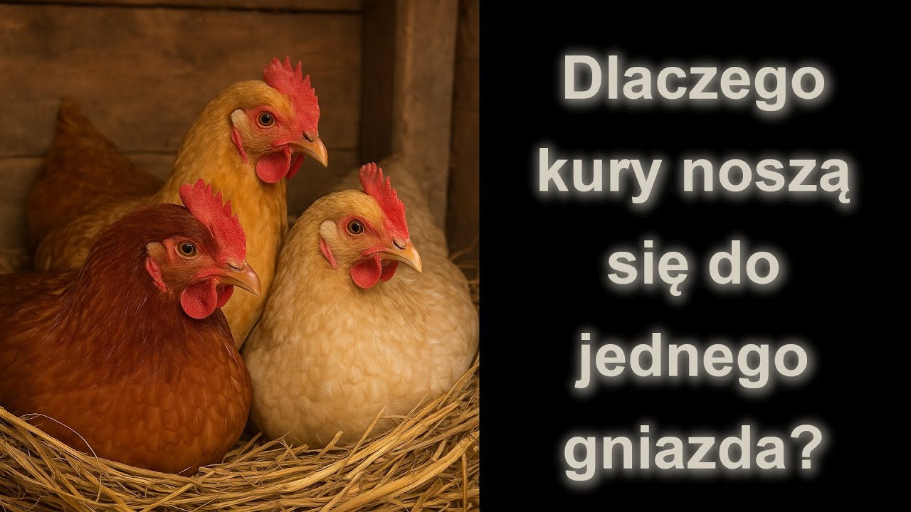 Dlaczego kury znoszą jajka do jednego gniazda?