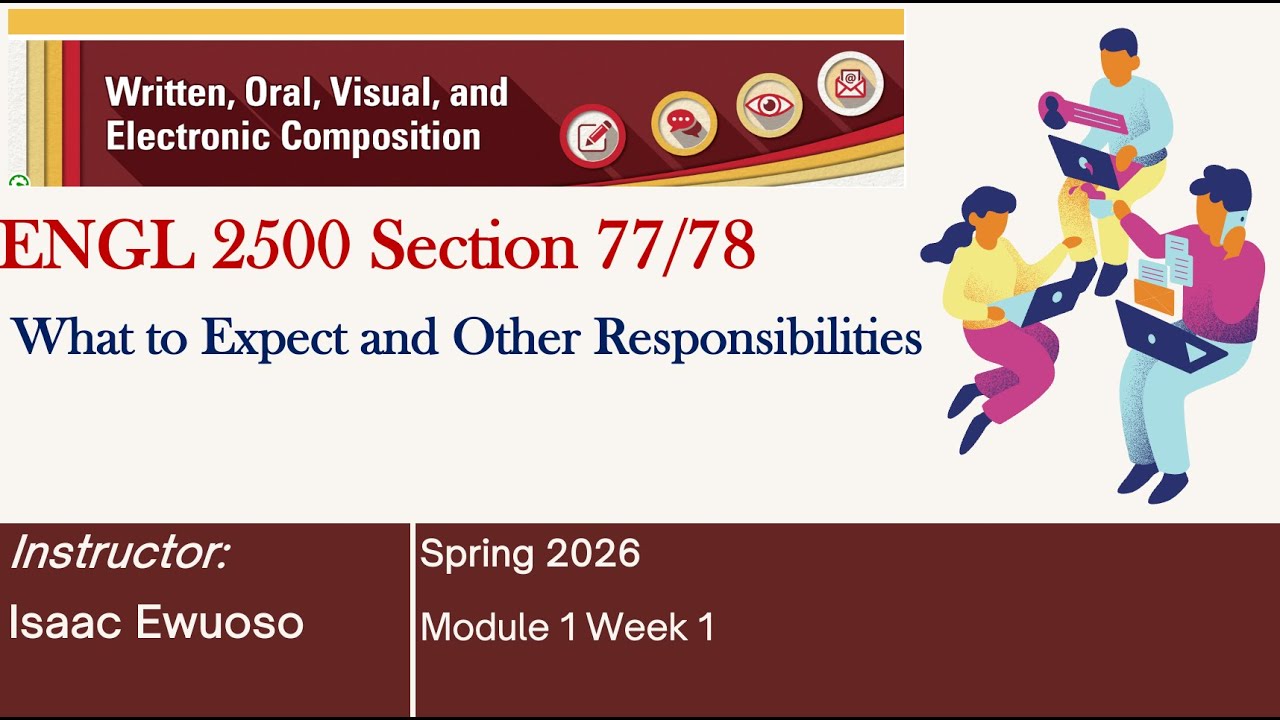 ENGL 2500 S26 Module 1 Week 1