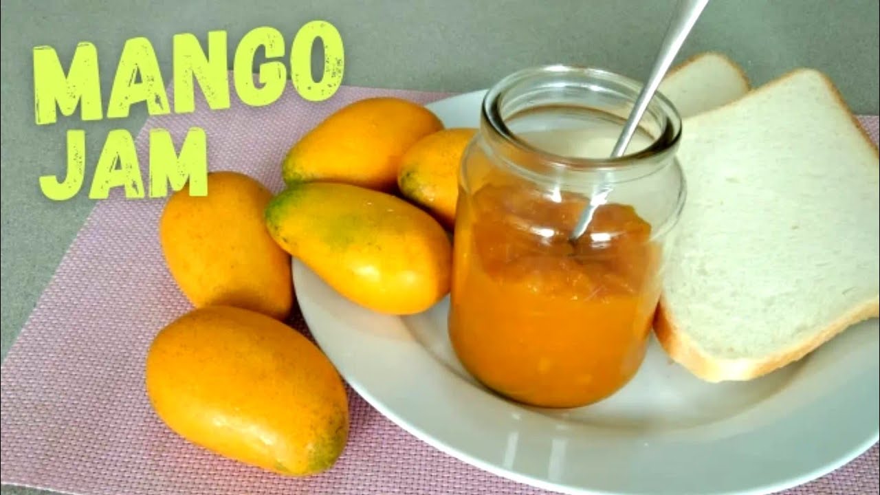 3 Ingredient Homemade Mango Jam Recipe with Natural Pectin from Fruit
