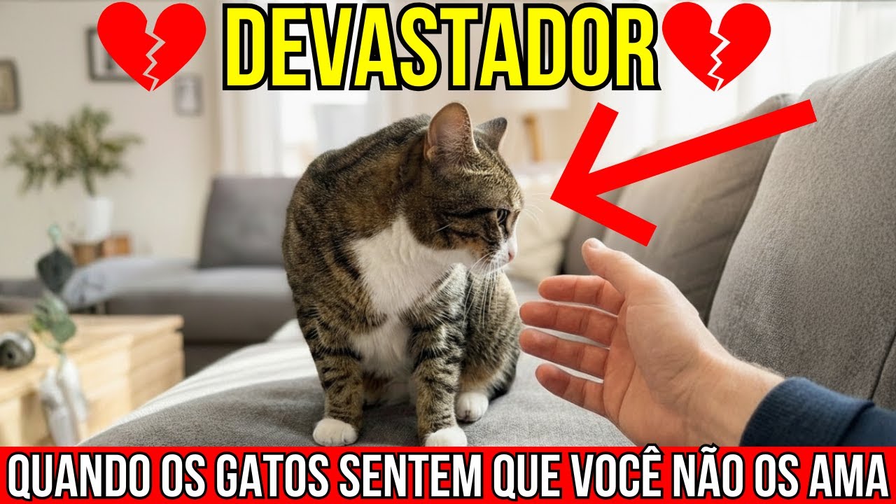 7 Sinais de que seu Gato Sente que Você NÃO O AMA