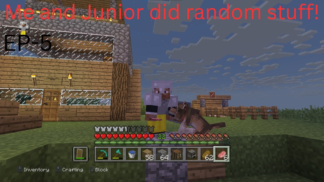 Me and Junior did random stuff! [We were BORED outta our minds lol]