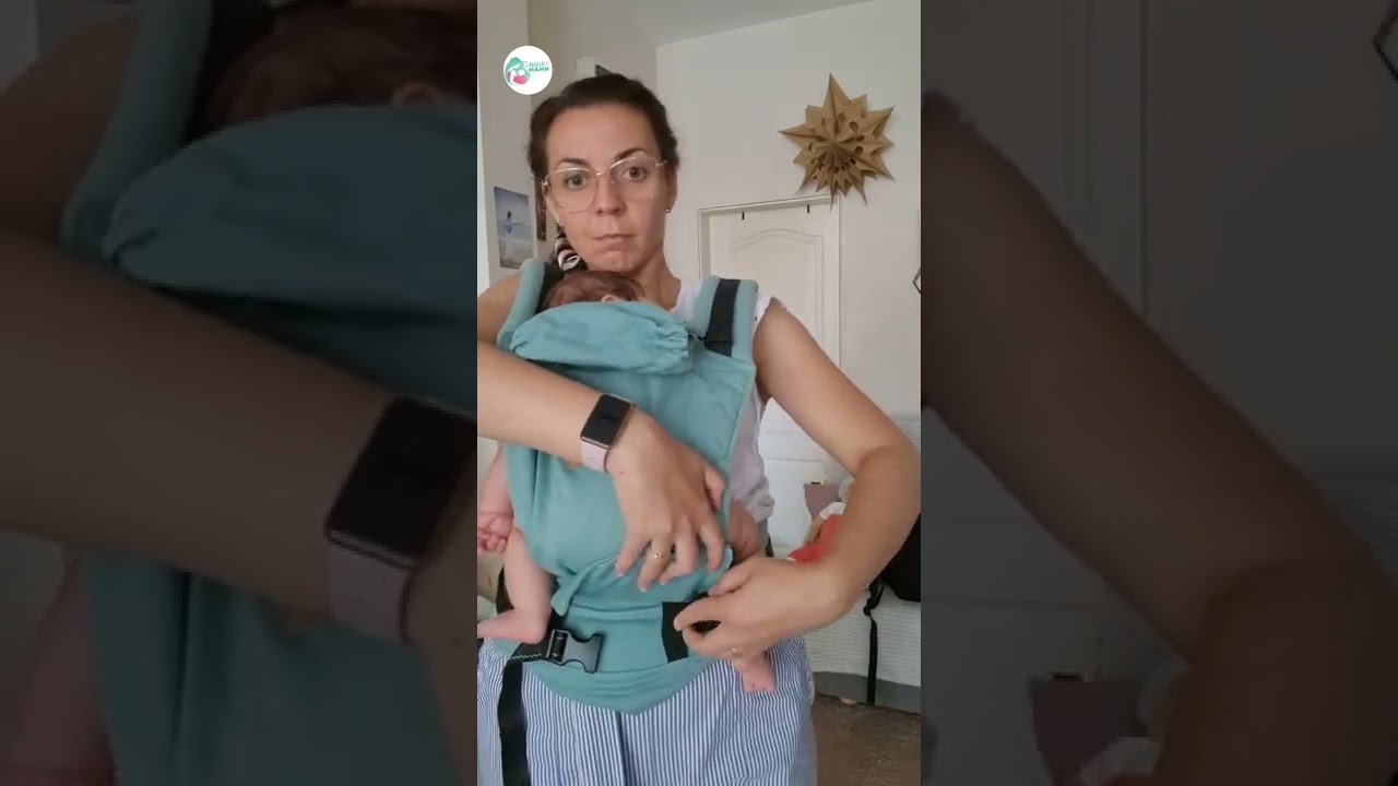 Isara Quick Full Buckle с новородено бебе -  кръстосани презрамки