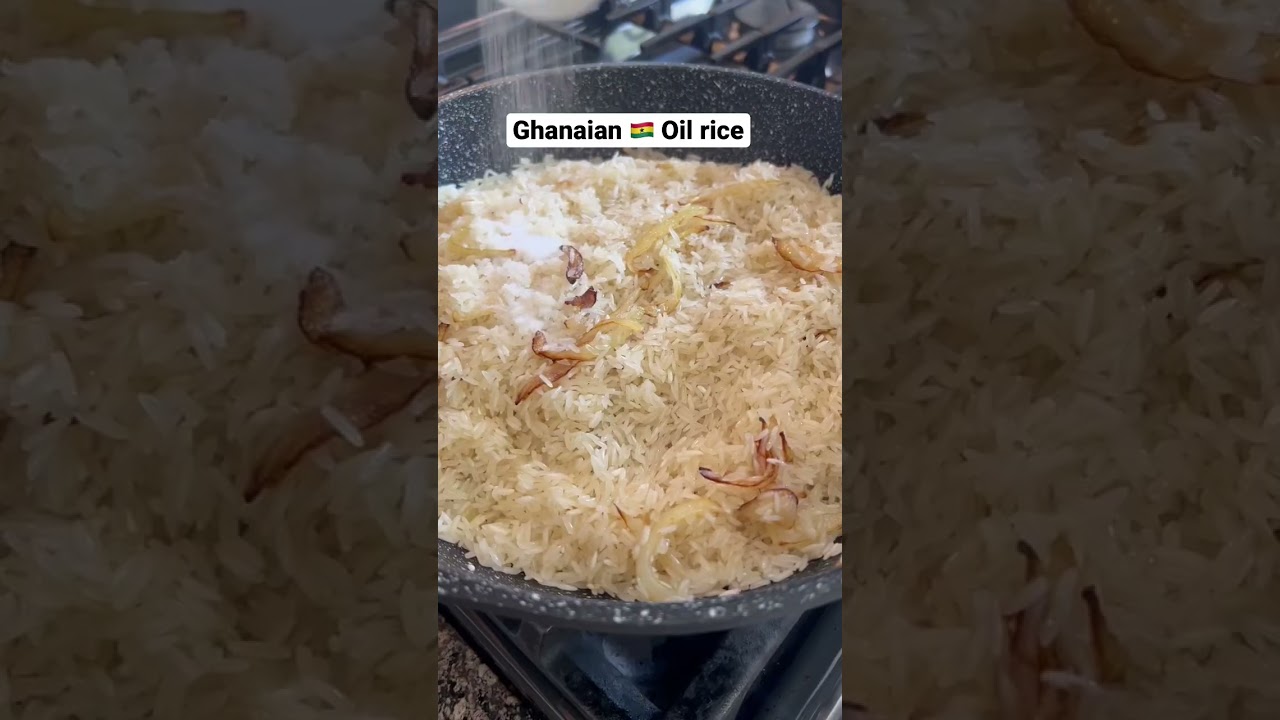Ghanaian 🇬🇭 Quick and easy Oil rice