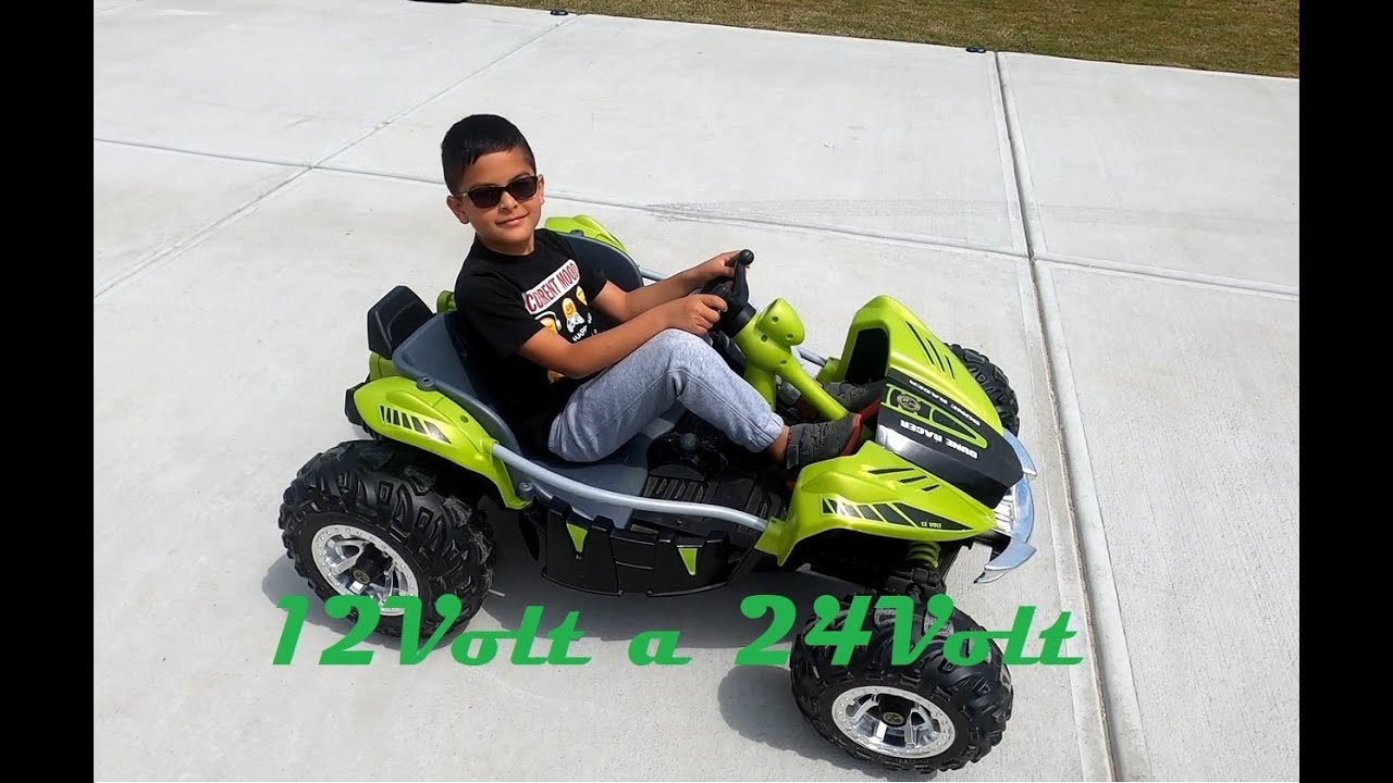Convertir de 12V a 24V - Power Wheels Dune Racer | Carlos 