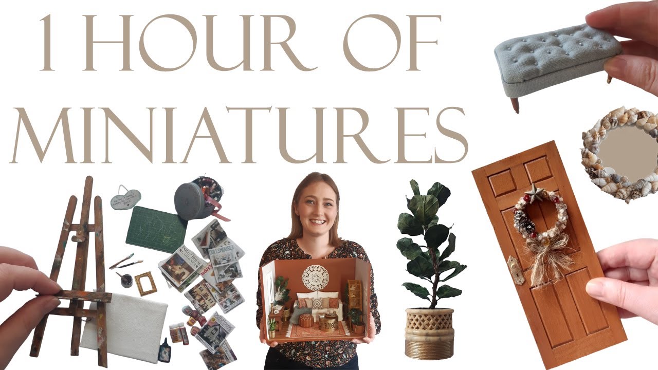 1 Hour of DIY Dollhouse Miniatures Compilation Video - Celebrating 20K Subscribers!