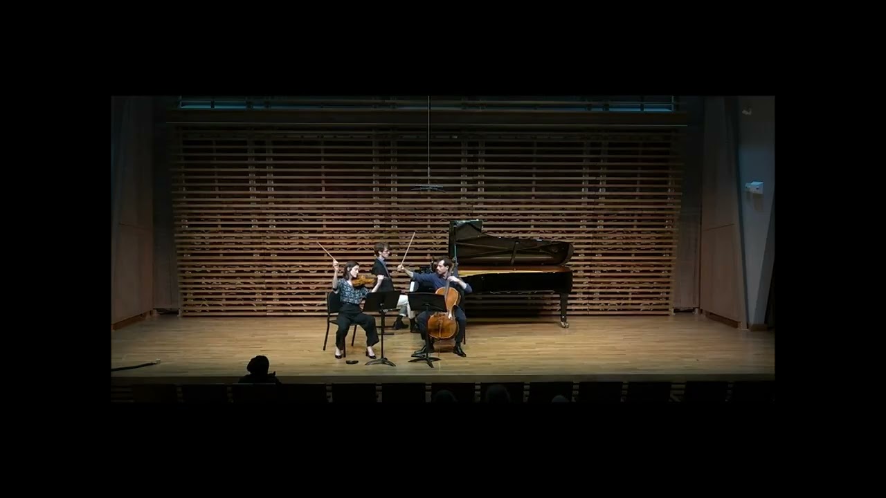 Piano Trio No  1 in B major, Op 8, J. Brahms (1833-1897)