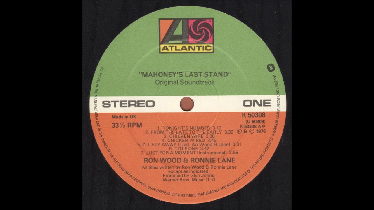 Ron Wood & Ronnie Lane - From the late to the early