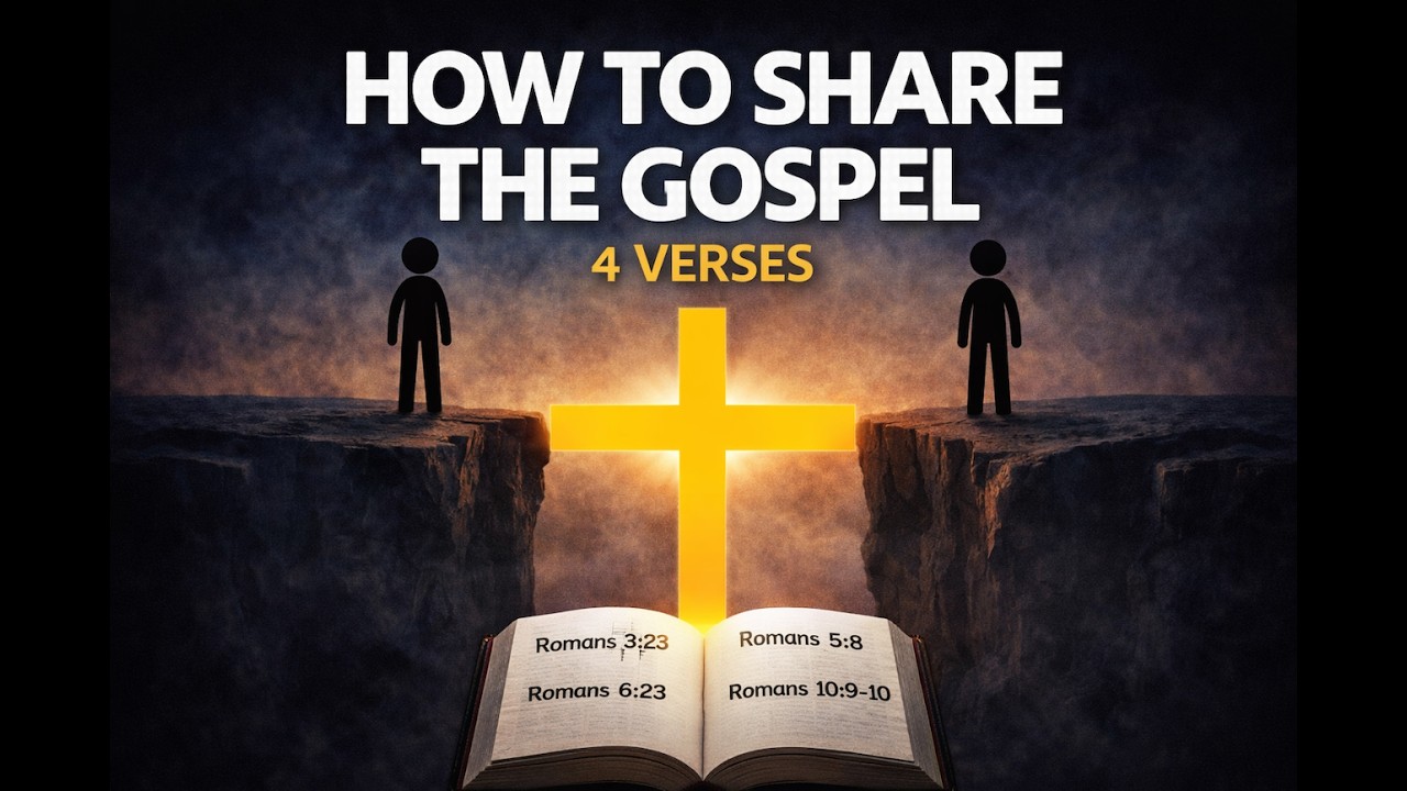 Ten Minute Gospel Illustration - The Four Verse Bridge #Romans323 #Romans623  #Romans58 #Romans109