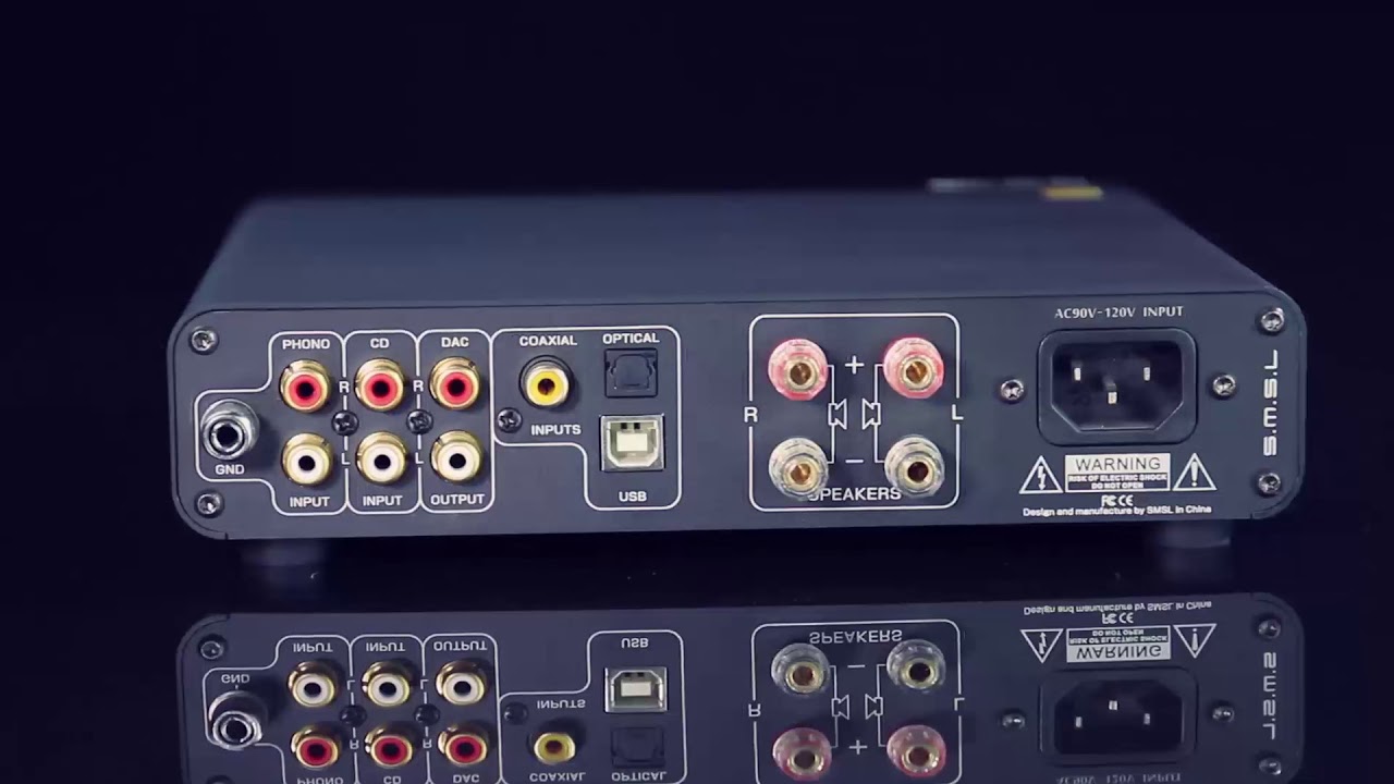 SMSL A6 HIFI Digital Amplifier 50Wx2 DAC