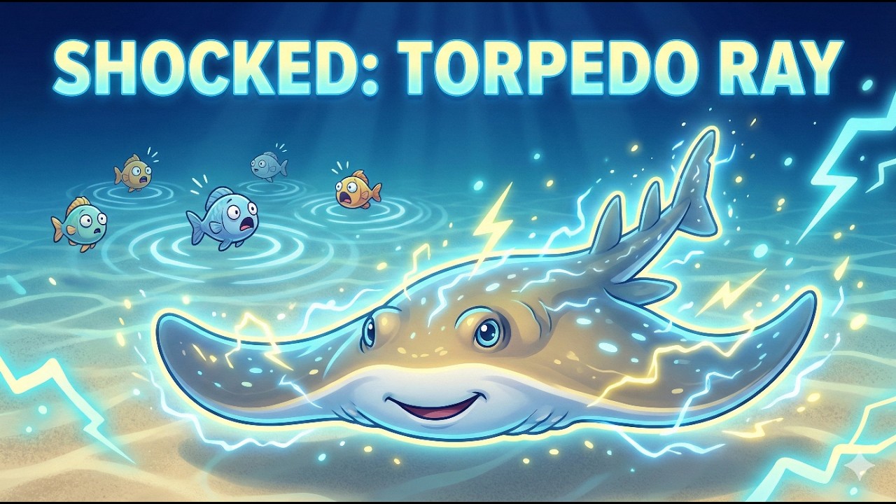 The Fish That Can Shock You ⚡🐟 | The Amazing Electric Torpedo Ray Explained! #scienceforkids #shock