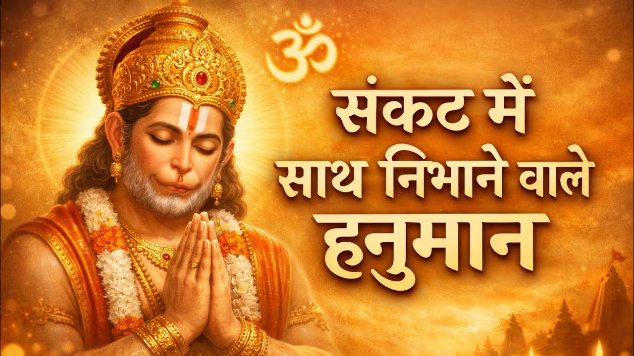 संकट में जो साथ निभाए 🚩🙏 प्रेम और श्रद्धा से भरा हनुमान भजन🙏🚩