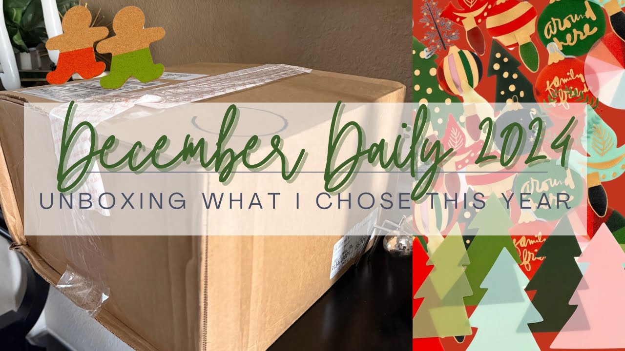 December Daily 2024 Unboxing and What I Picked